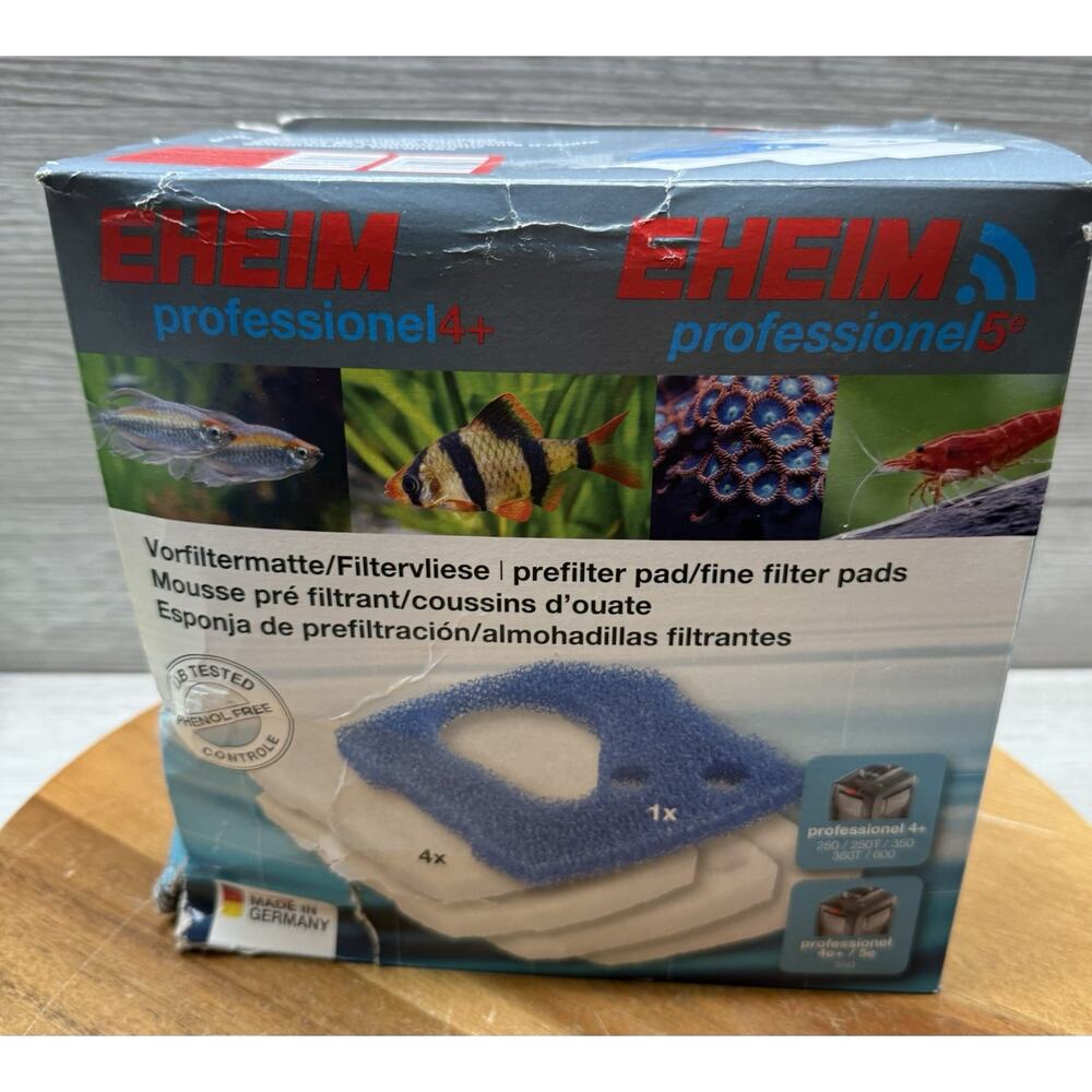 EHEIM Professional 4+ Aquarium Pre-filter Foam and Fine Filter Pads